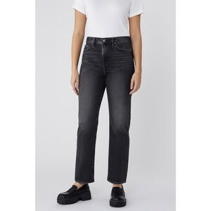 Free People We the Free Shelby Low-Rise Boyfriend Jeans Backseat Black Size 25